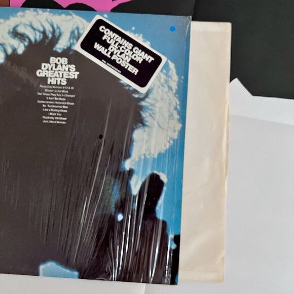 Bob Dylan Greatest Hits 1972 Vinyl LP & Poster Milton Glaser Pop Art KCS9463 - Picture 8 of 8